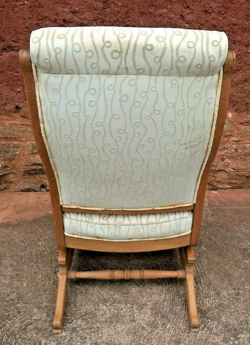 Lovely American Rocking Chair Vintage Oak Rocking Chair