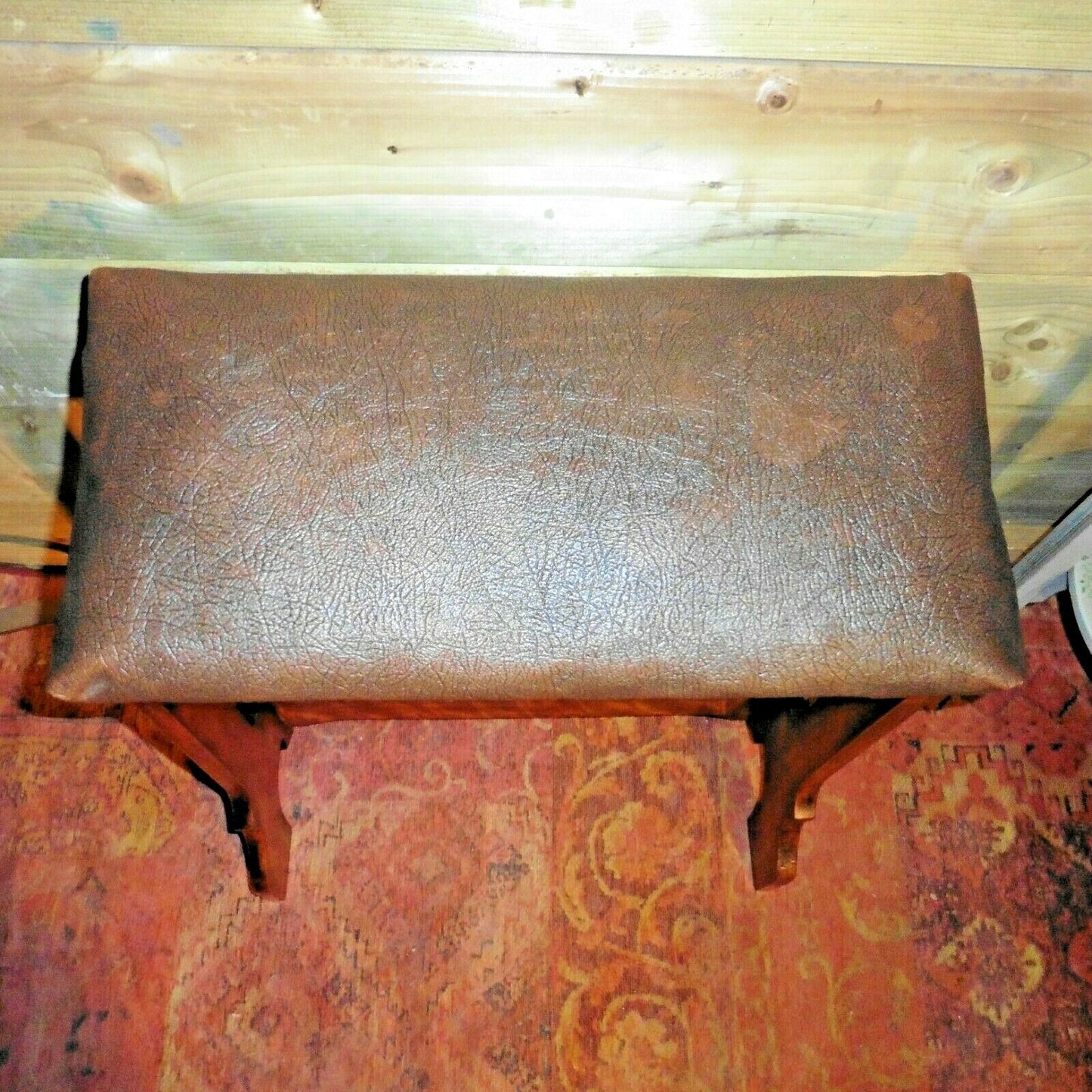 118.....Gothic Style Organ Stool / Antique Organ Stool ( sold )