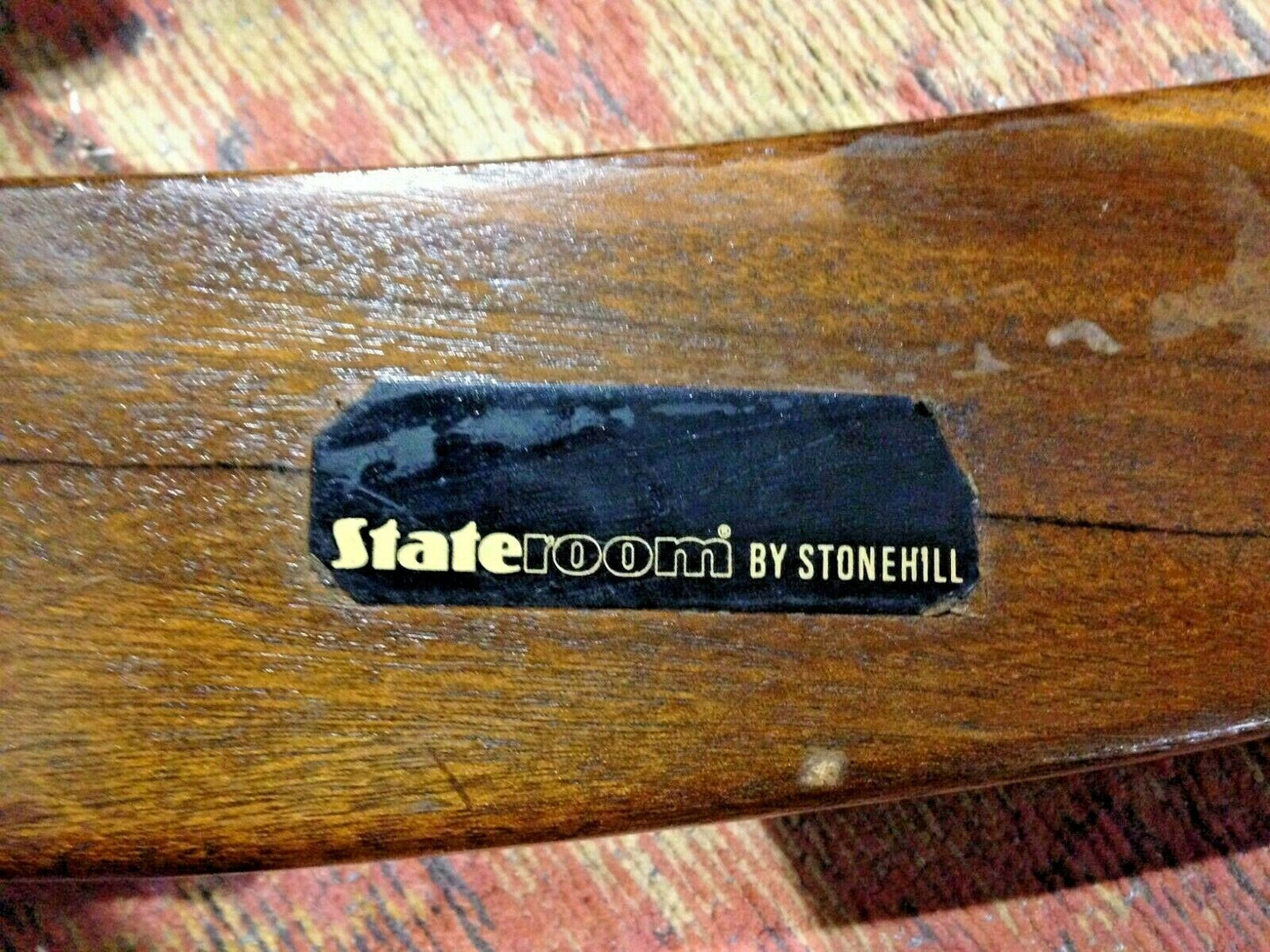 427.....Stateroom Retro Oval Coffee Table By Stonehill / Teak Retro Coffee Table
