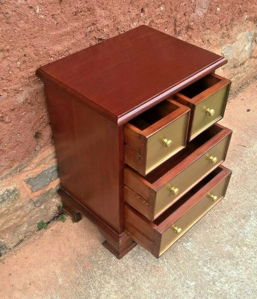 Pair Of Mahogany Bedside Chests Vintage Bedside Tables