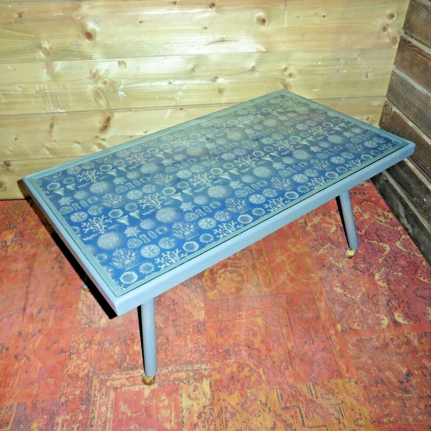 409.....Lovely Upcycled Retro Coffee Table / Mid Century Modern Coffee Table