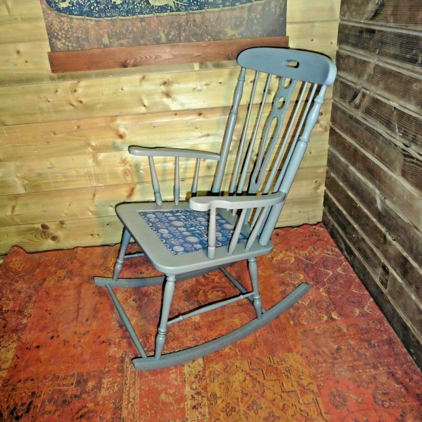 114.....Gorgeous Vintage Rocking Chair / Upcycled Rocking Chair ( sold )