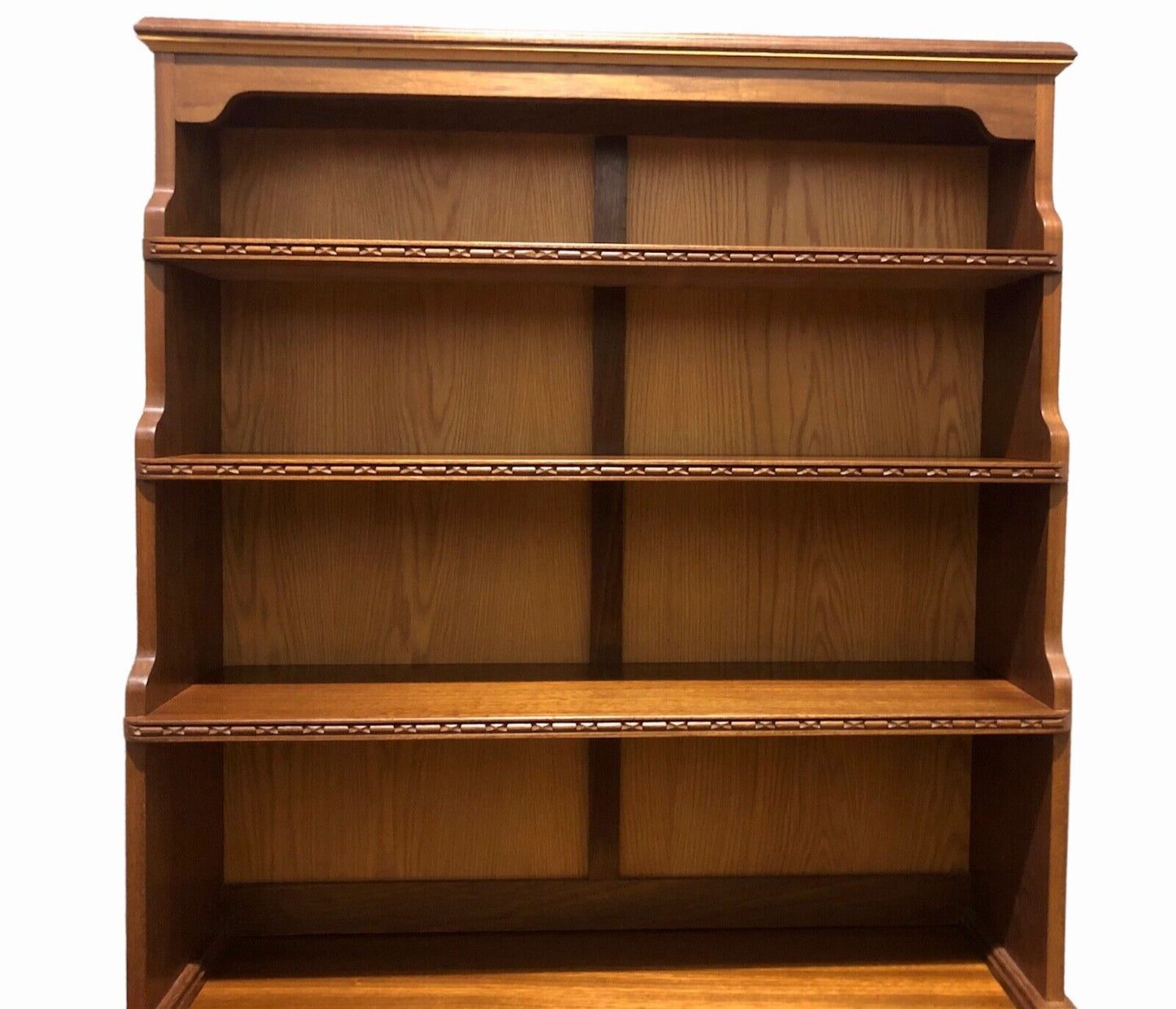 000886....Unique Vintage Walnut Bookcase Storage Unit( sold )