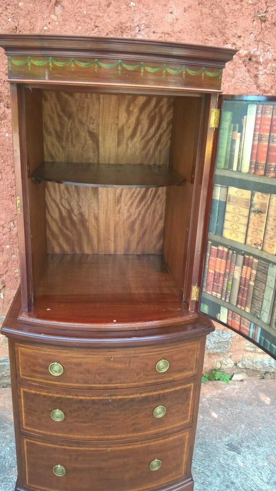 321.....Stunning Vintage Cabinet On Chest Drinks Cabinet