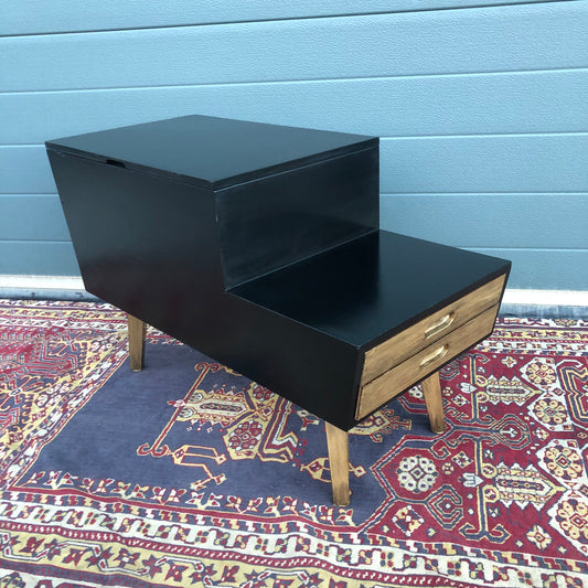 Stylish Retro Workbox / Upcycled Mid Century Sewing Box ( SOLD )