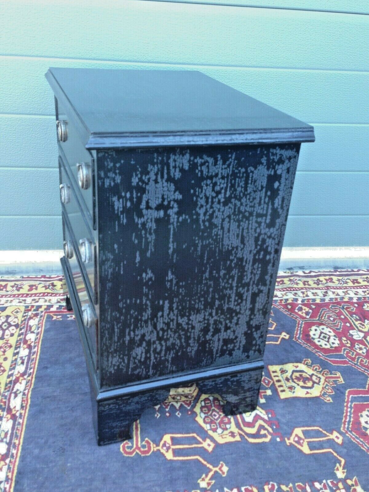 230.....Bedside Cabinets / Pair Of Refinished Vintage Bedside Chests