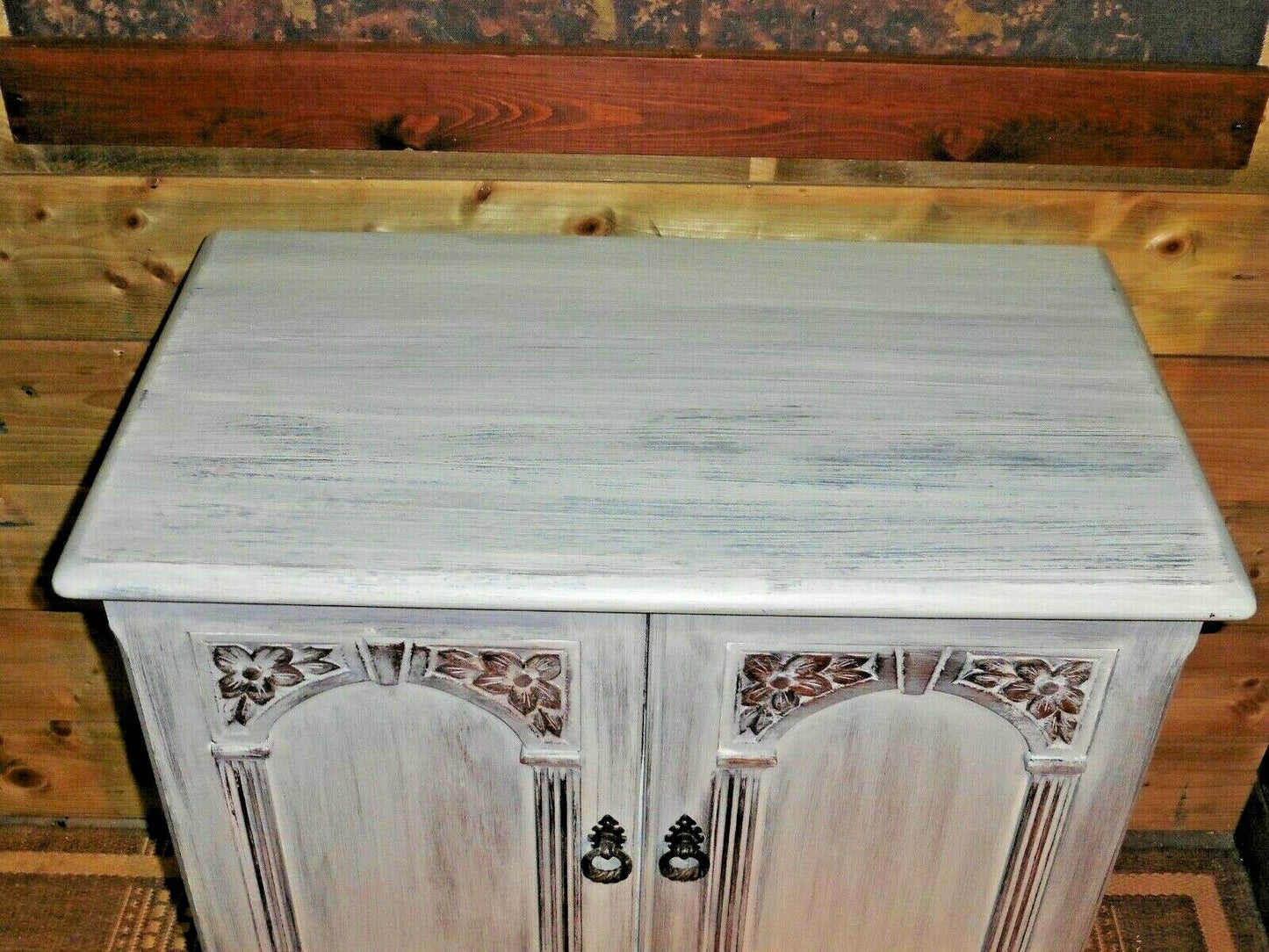 Vintage Upcycled Cabinet / Drinks Cabinet / Media Cabinet