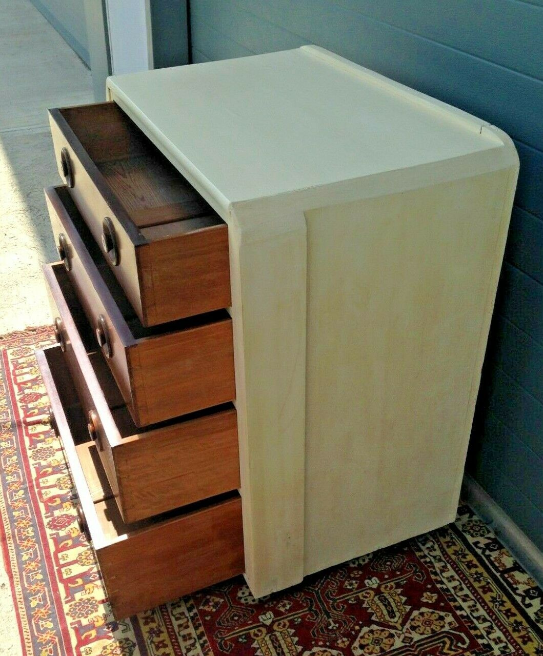 201.....Upcycled Art Deco Style Chest Of Drawers / Art Deco Chest ( SOLD )