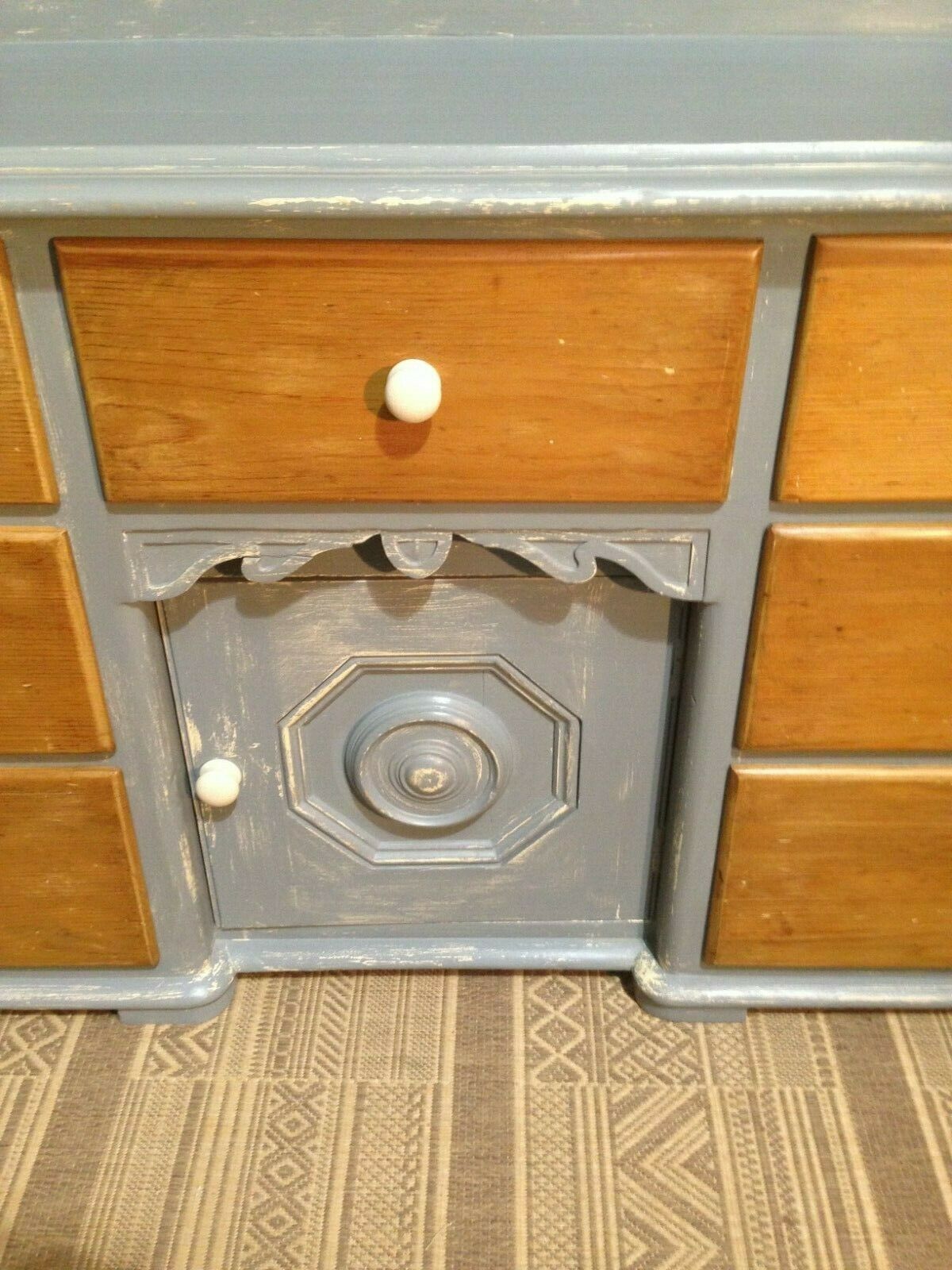 373.....Antique Country Pine Sideboard / Large Pine Dresser Base ( SOLD )