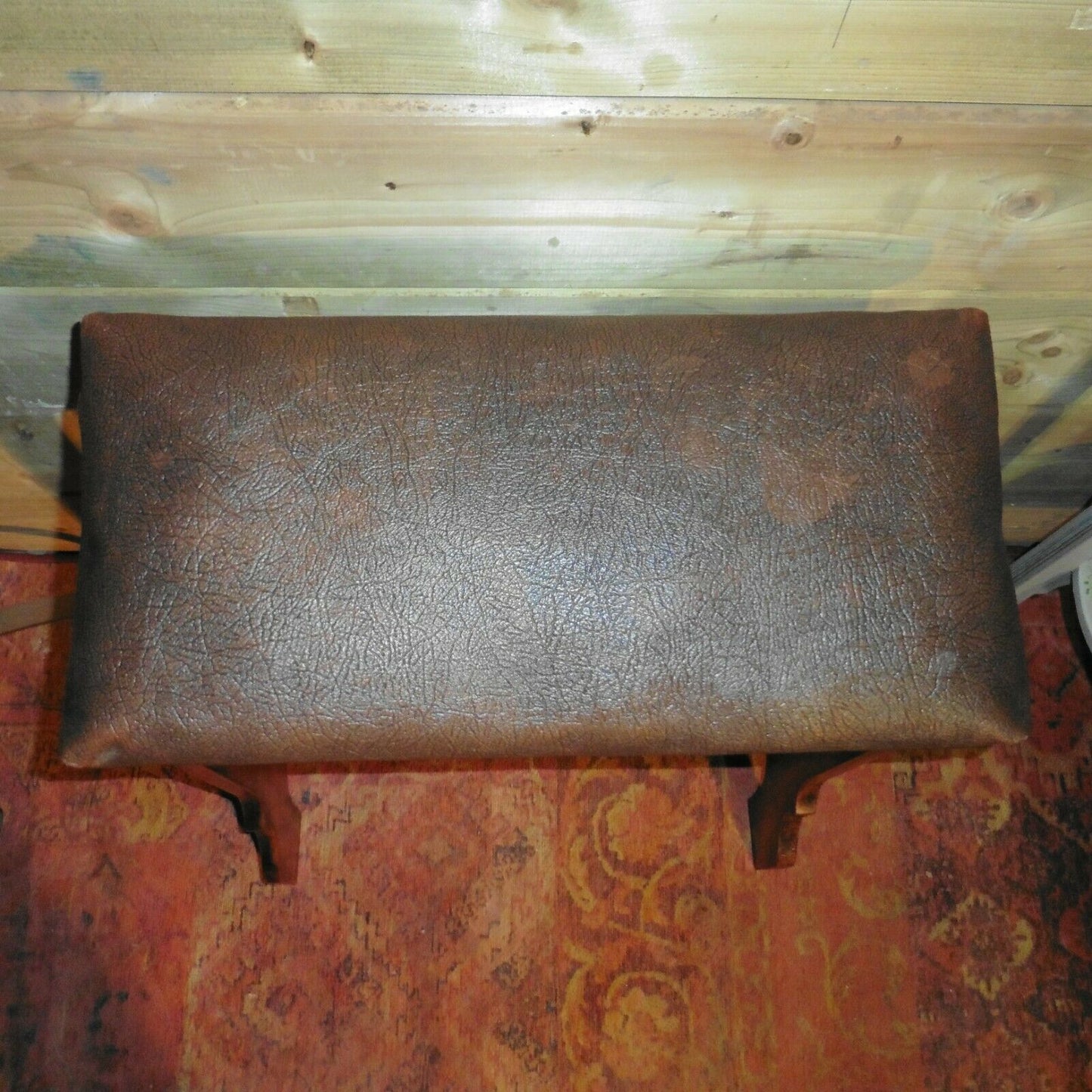 118.....Gothic Style Organ Stool / Antique Organ Stool ( sold )
