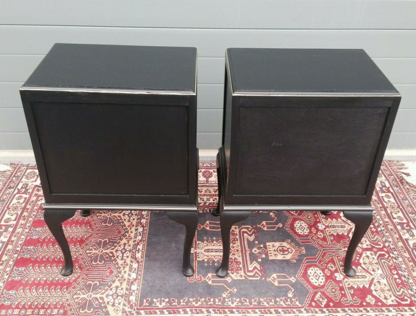 Bedside Cabinets With Fornasetti Style Decoration / Bedside Tables