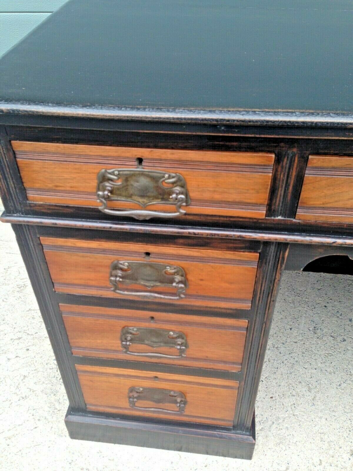 231.....Antique Solid Walnut Desk / Dressing Table