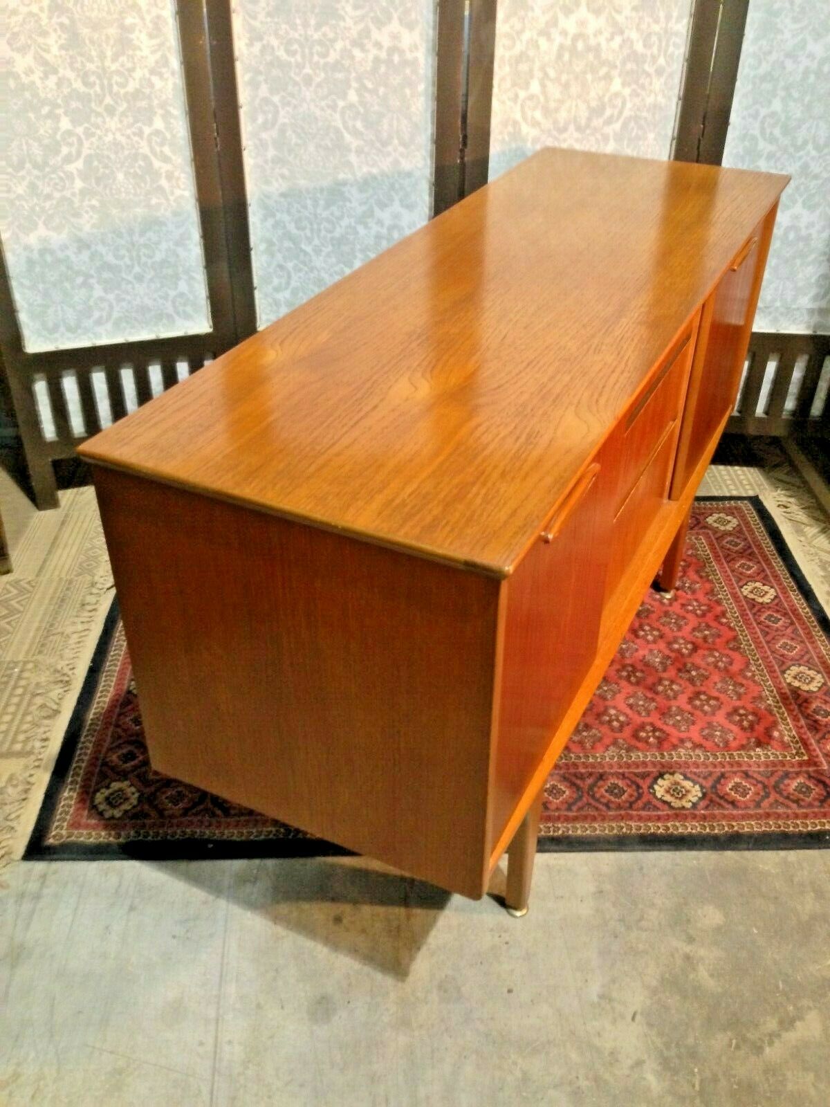 Retro Sideboard By Jentique / Compact Vintage Teak Sideboard