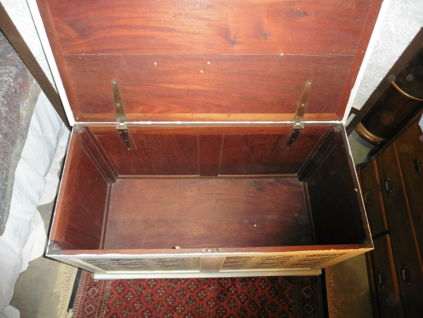 380.....Unique Large Vintage Storage Chest / Upcycled Coffer