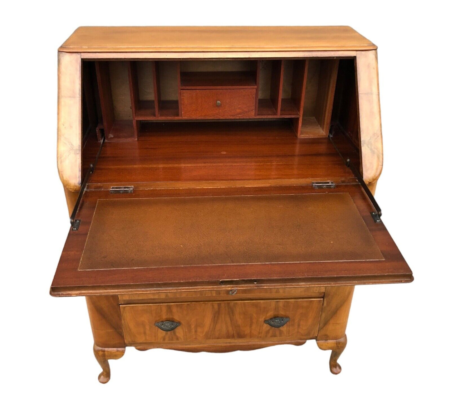 000895....Art Deco Walnut Bureau / Writing Desk ( sold )