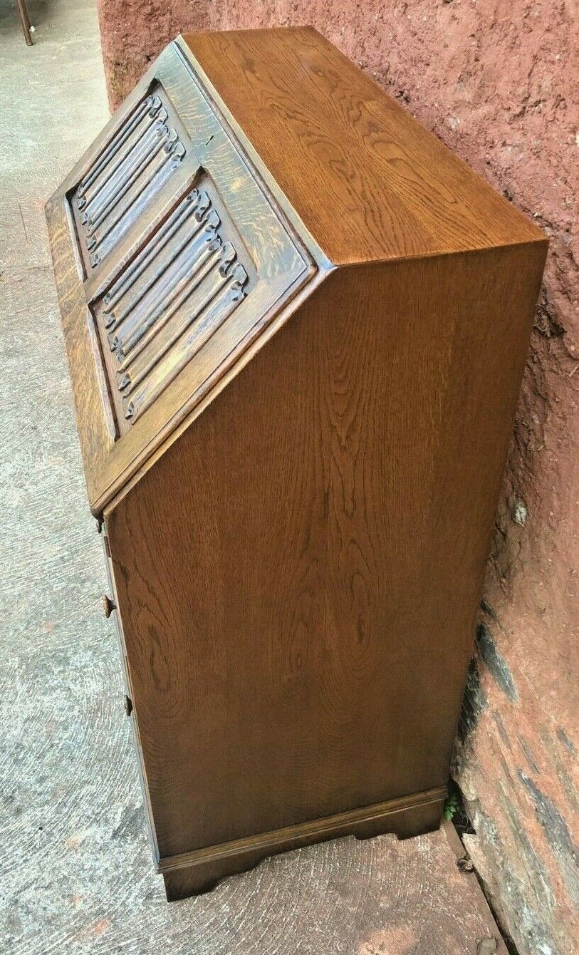 Vintage Oak Old Charm Style Bureau / Oak Desk