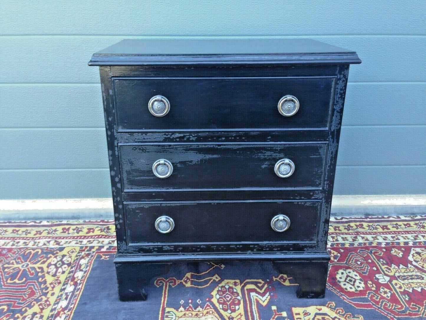 230.....Bedside Cabinets / Pair Of Refinished Vintage Bedside Chests