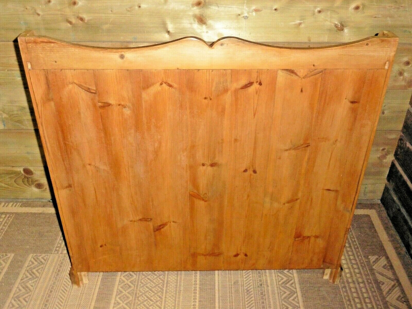 400.....Vintage Pine Hall Seat With Storage / Vintage Pine Settle