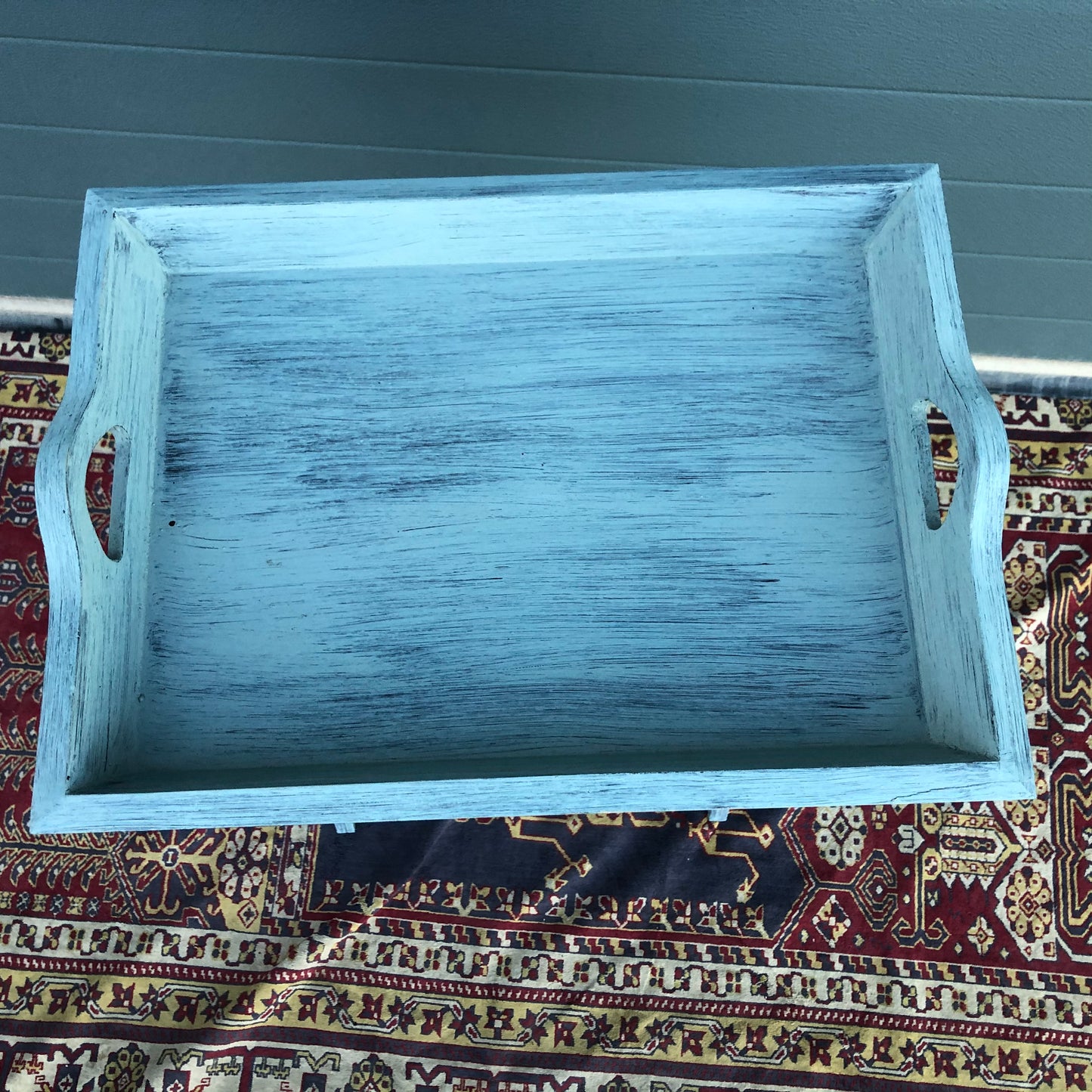 Vintage Butlers Tray On Stand / Shabby Chic Butlers Tray ( SOLD )