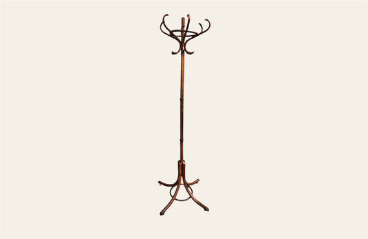 000976.....Handsome Vintage Bentwood Revolving Hat And Coat Stand (sold)
