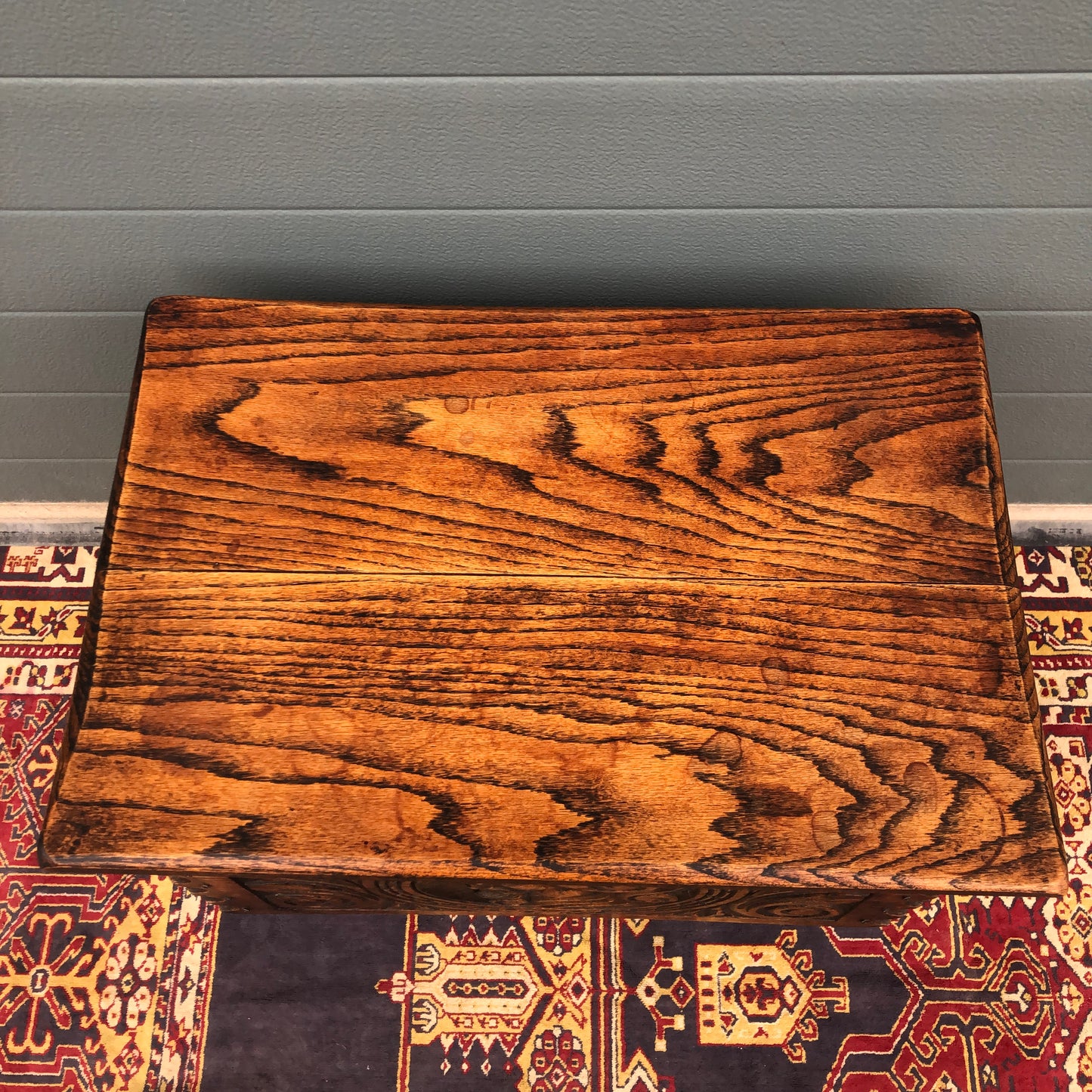 Gorgeous Carved Oak Small Chest / Vintage Carved Box ( SOLD )