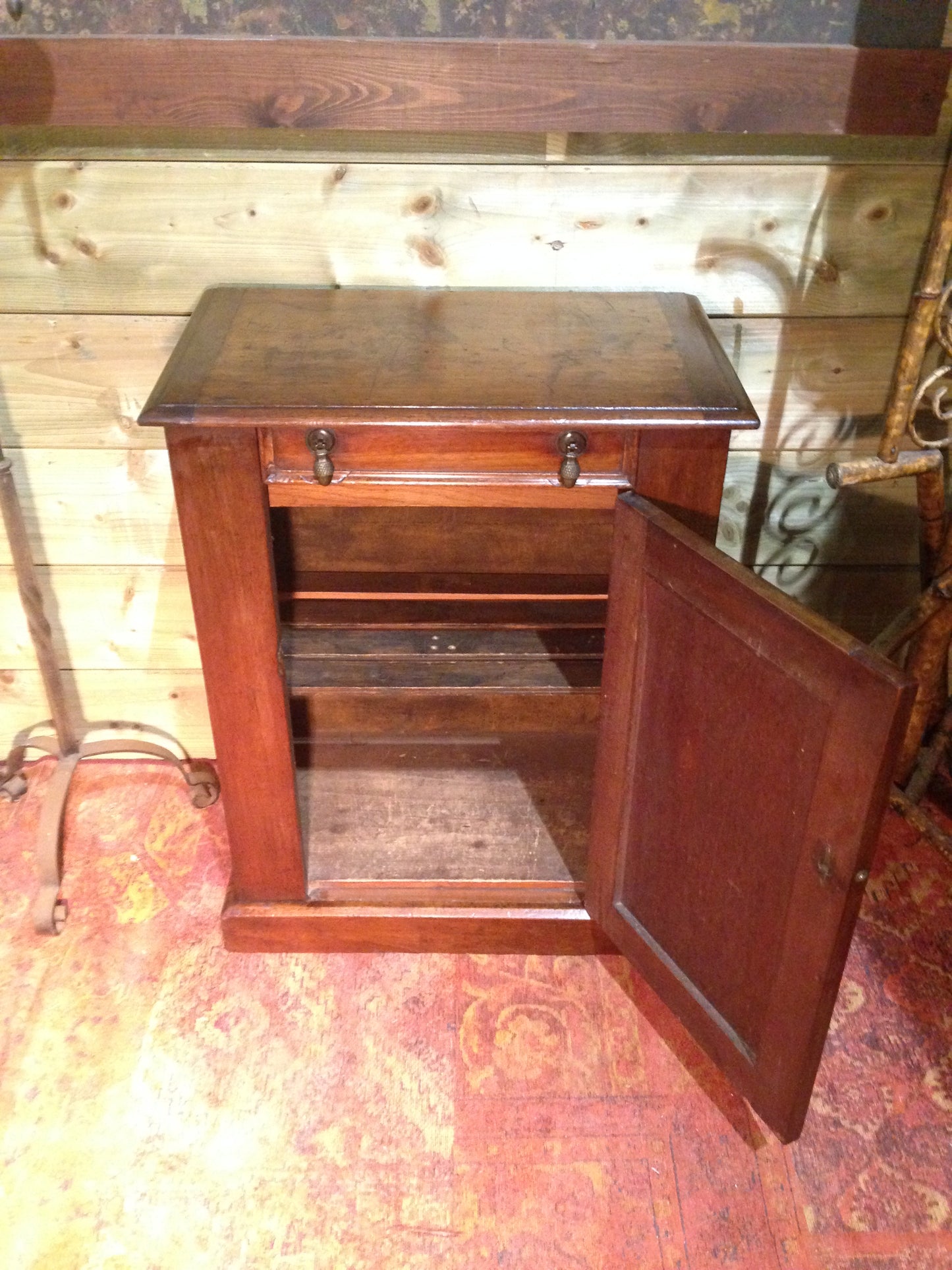 210.....Antique Mahogany Washstand / Large Bedside Cabinet
