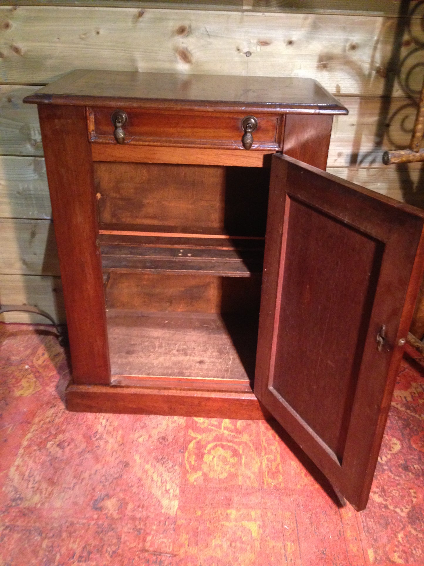 210.....Antique Mahogany Washstand / Large Bedside Cabinet