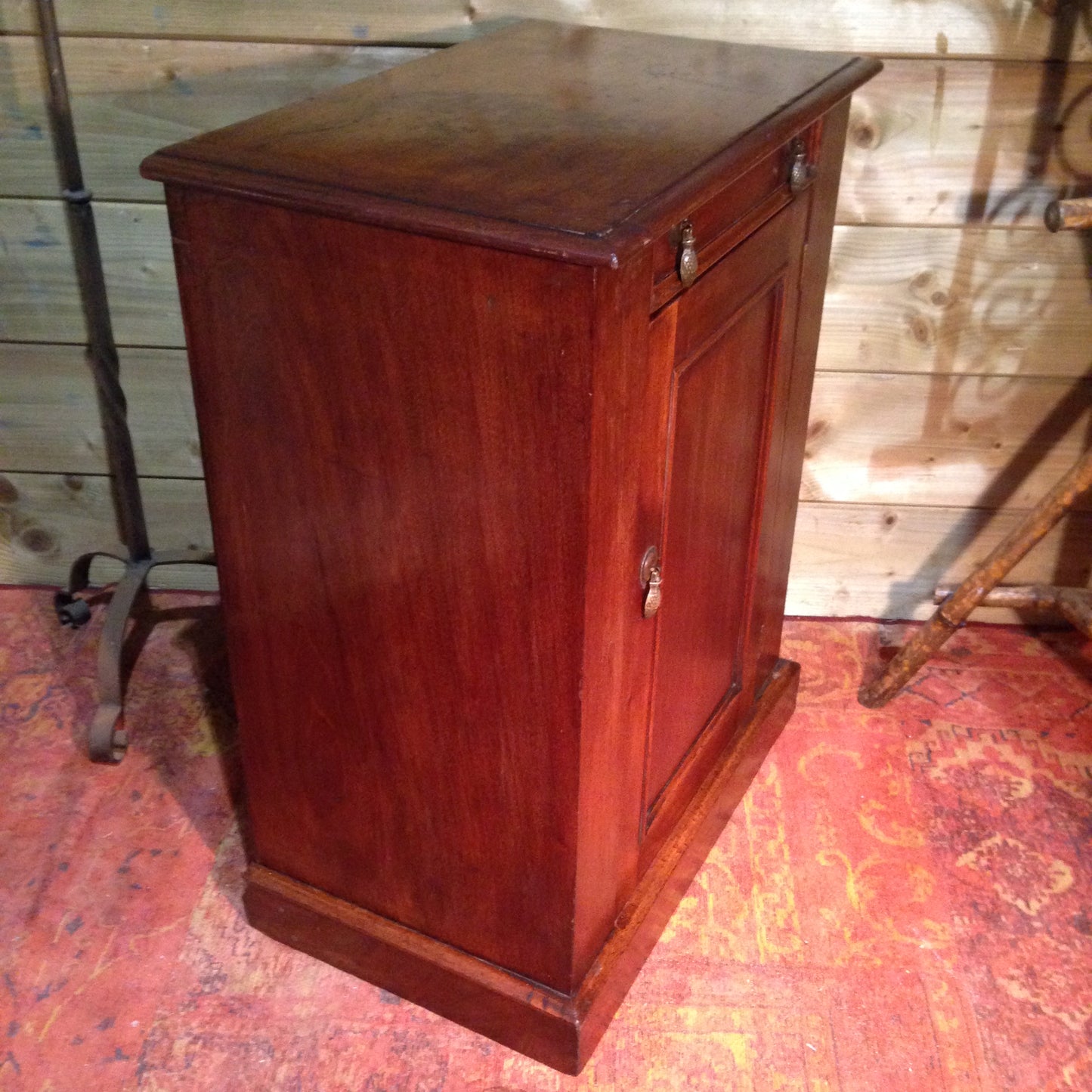 210.....Antique Mahogany Washstand / Large Bedside Cabinet