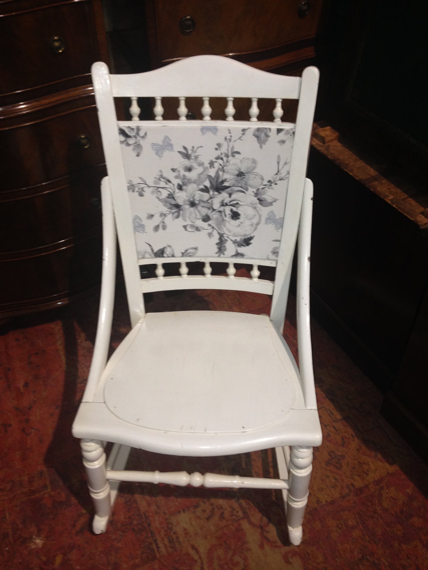 205.....Antique Rocking Chair / Upcycled Rocking Nursing Chair ( SOLD )