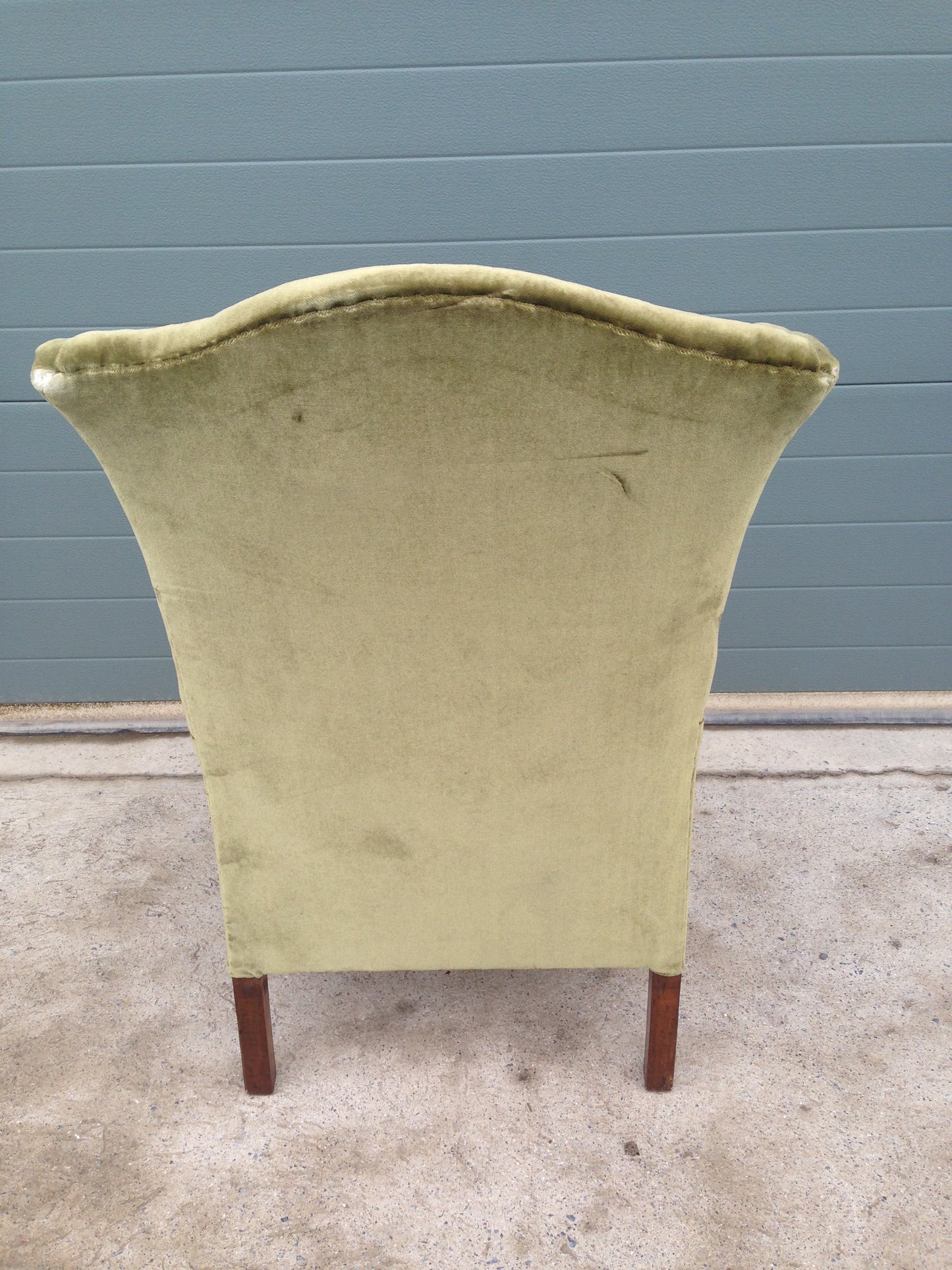 Vintage Wing Armchair / Vintage Library Chair