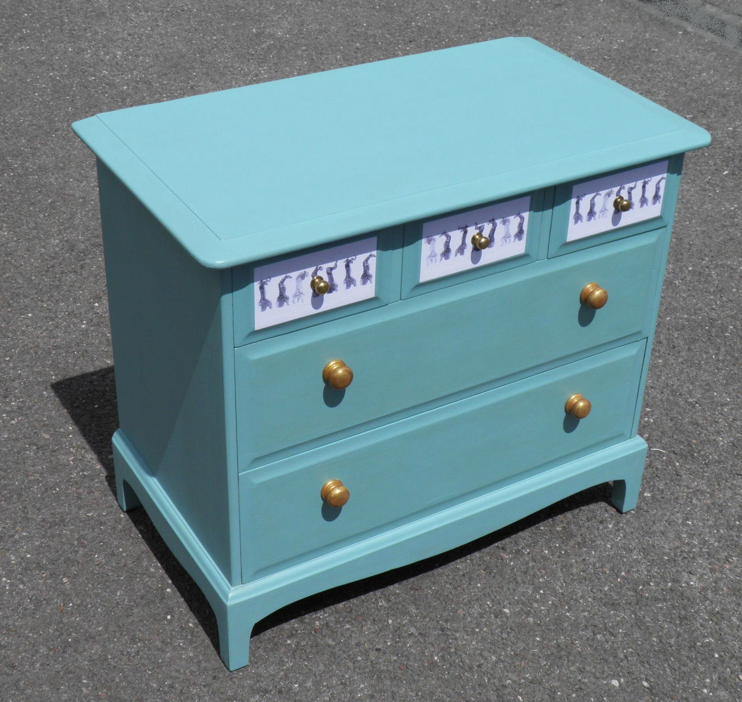 Vintage Stag Minstrel Chest Of Drawers.
