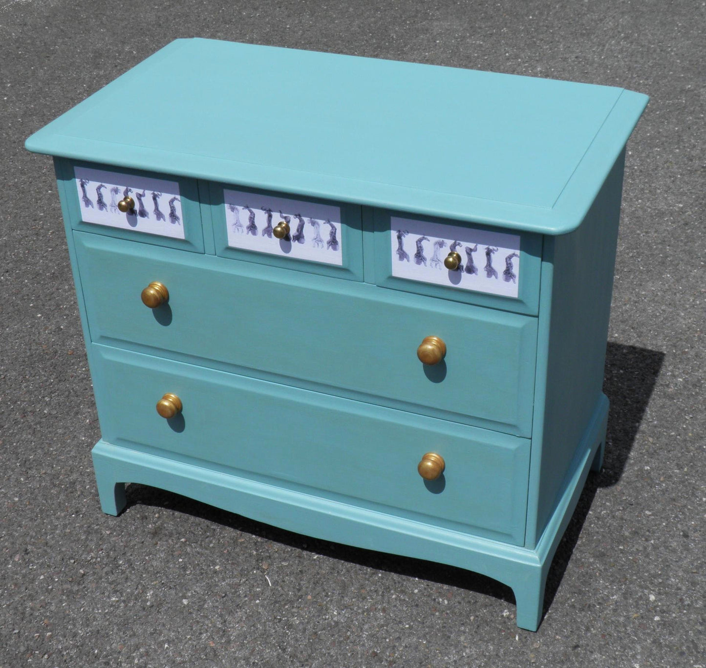 Vintage Stag Minstrel Chest Of Drawers.