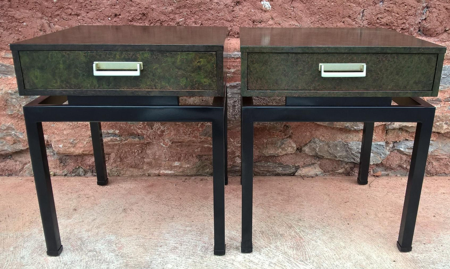 Rare Pair Of Limba G Plan Bedside Tables / Bedside Cabinets