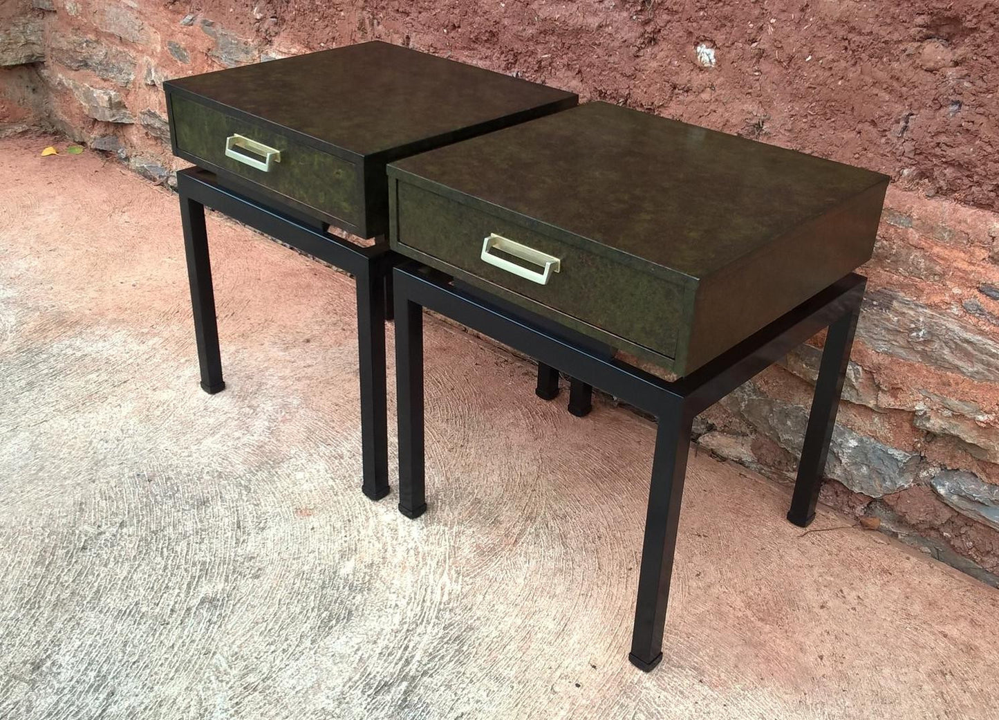 Rare Pair Of Limba G Plan Bedside Tables / Bedside Cabinets