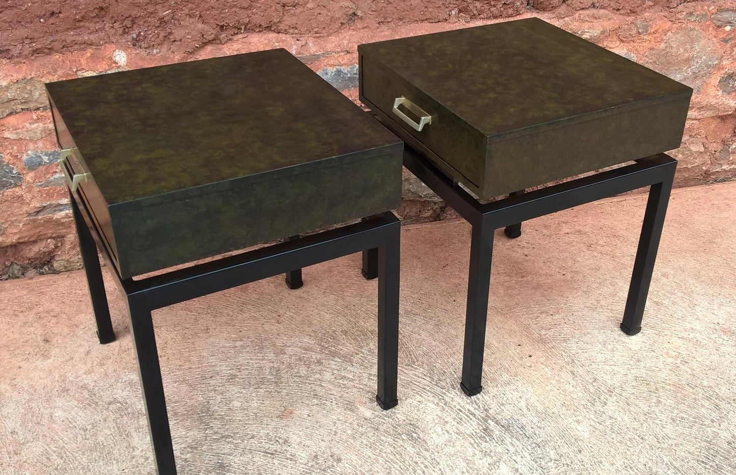 Rare Pair Of Limba G Plan Bedside Tables / Bedside Cabinets