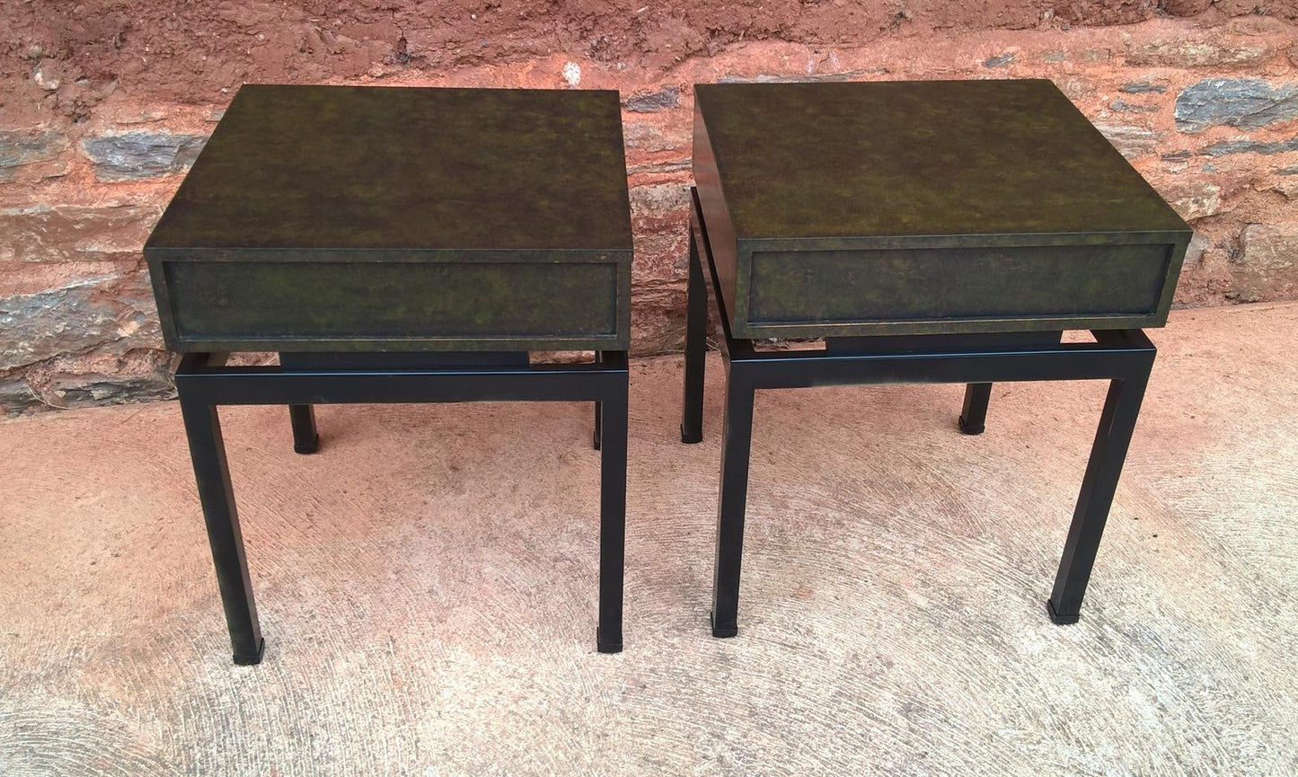 Rare Pair Of Limba G Plan Bedside Tables / Bedside Cabinets