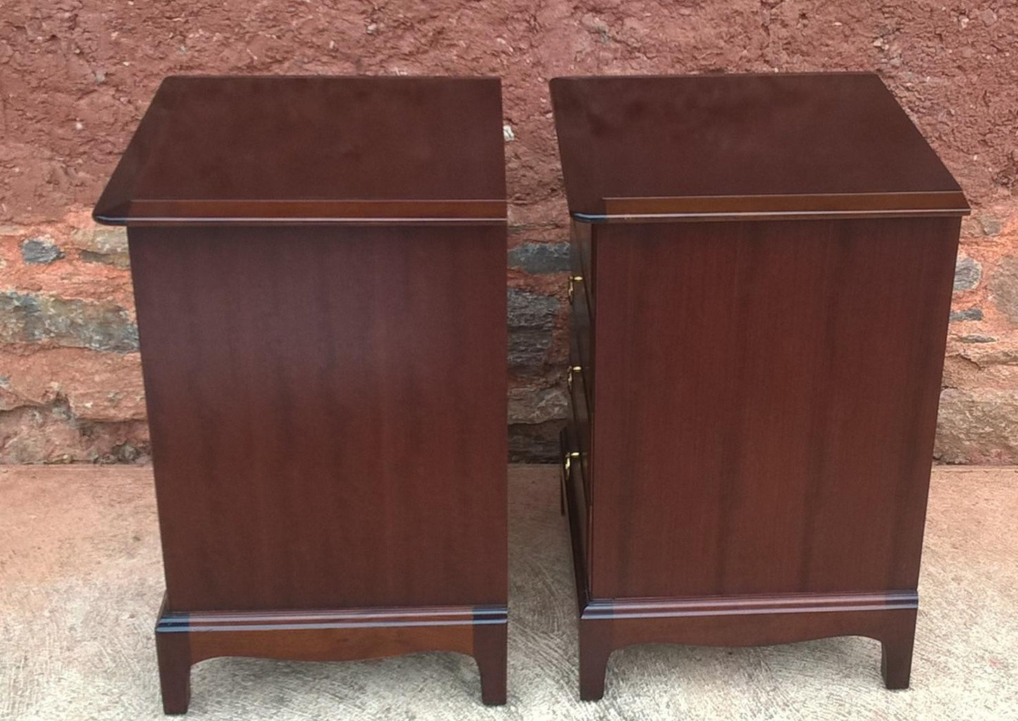 A Pair Of Vintage "Stag Minstrel" Bedside Chests