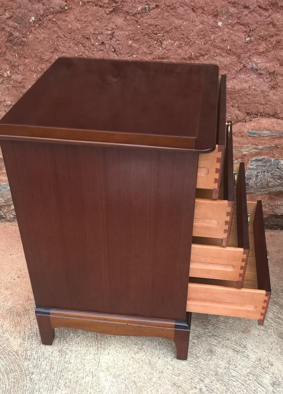 A Pair Of Vintage "Stag Minstrel" Bedside Chests