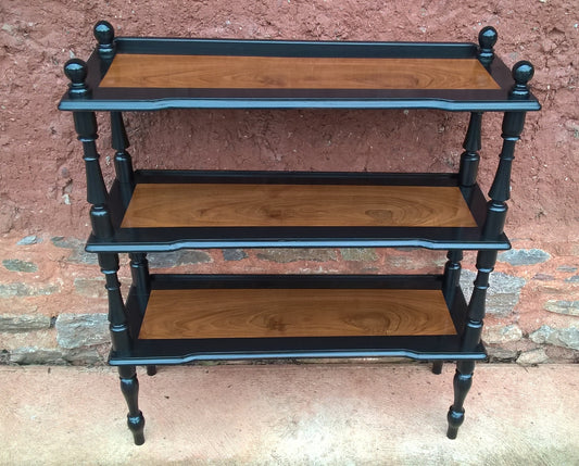 Antique Walnut Buffet Serving Table