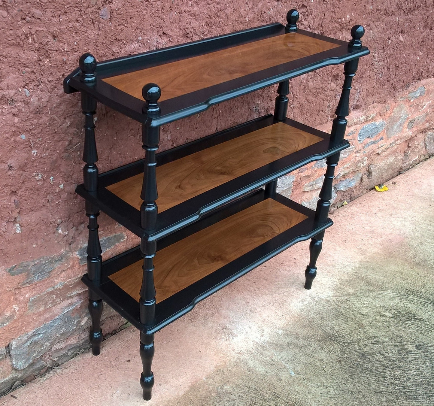 Antique Walnut Buffet Serving Table