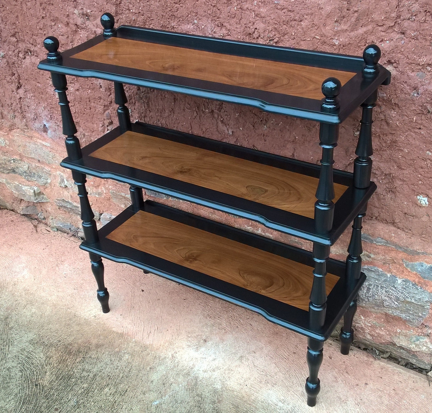Antique Walnut Buffet Serving Table
