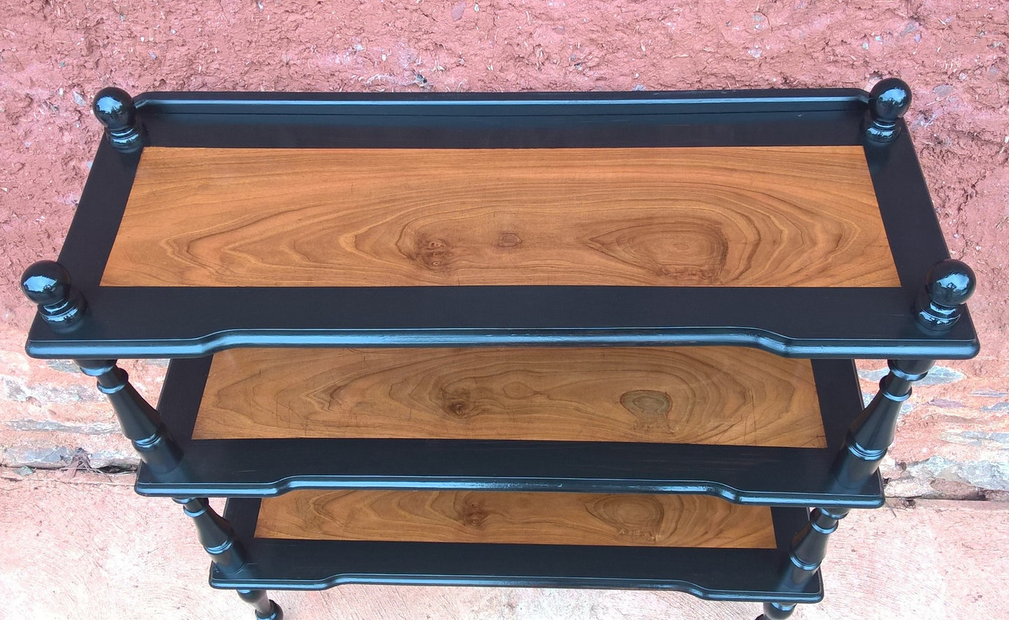 Antique Walnut Buffet Serving Table
