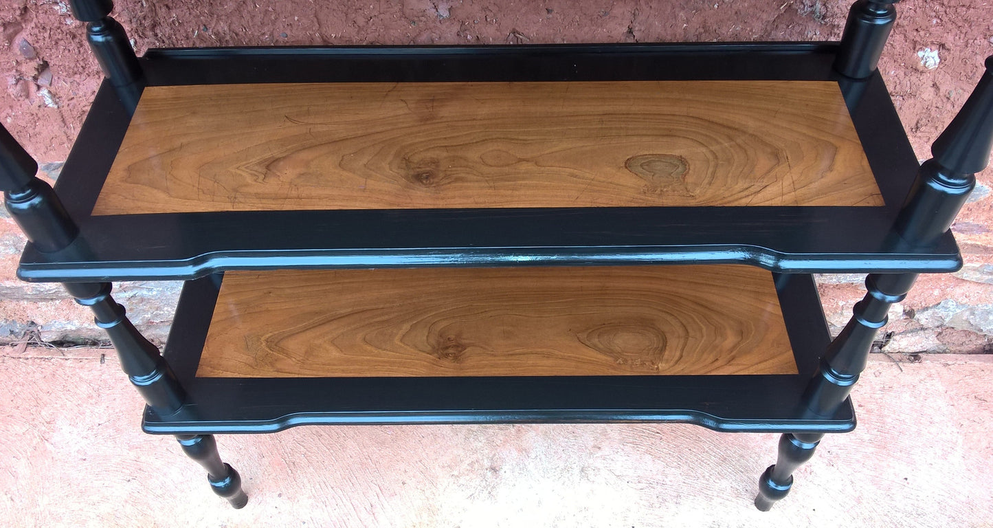 Antique Walnut Buffet Serving Table