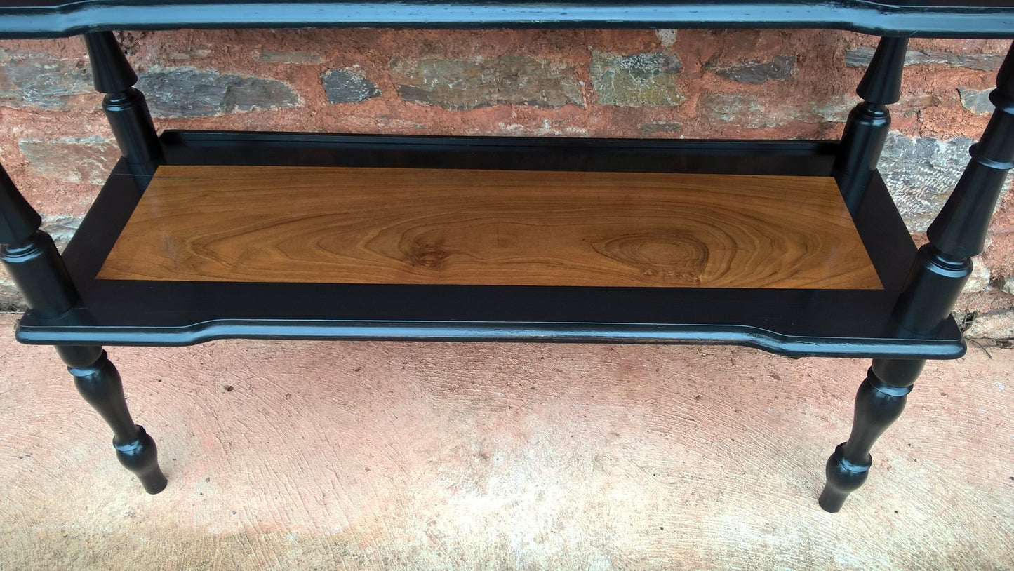 Antique Walnut Buffet Serving Table