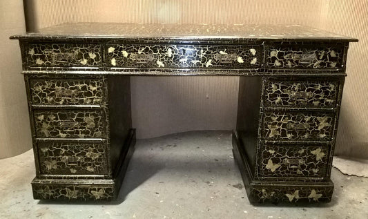 Edwardian Twin Pedestal Desk