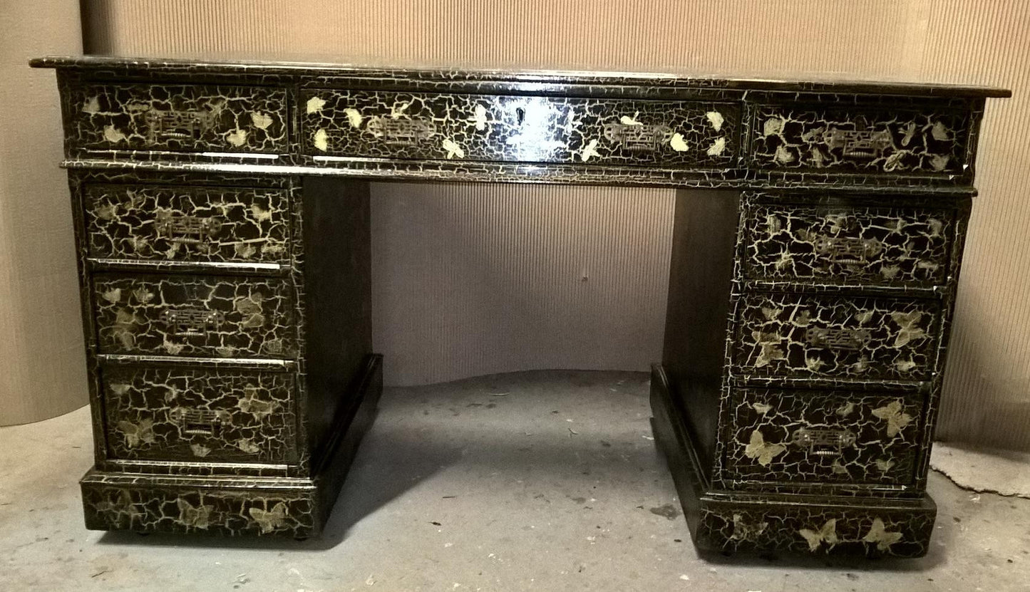 Edwardian Twin Pedestal Desk