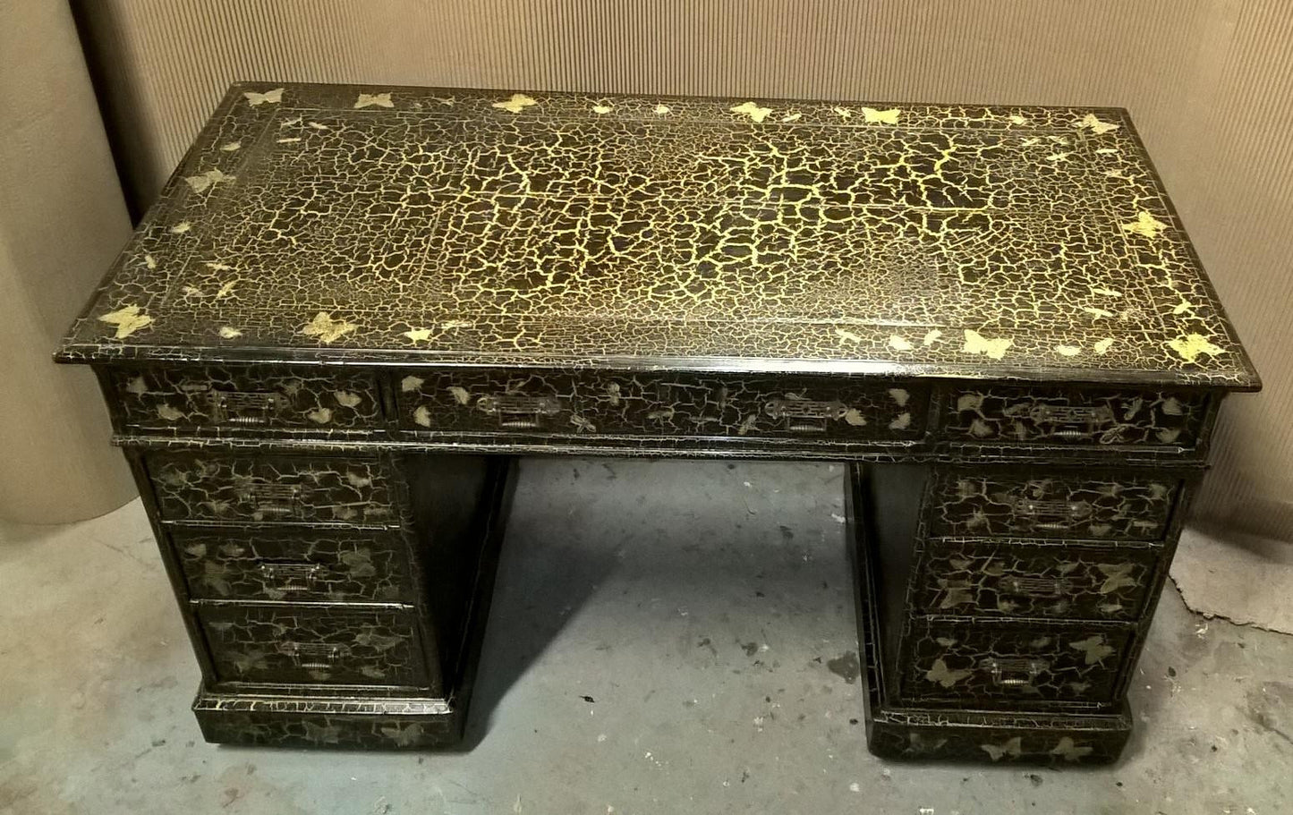 Edwardian Twin Pedestal Desk