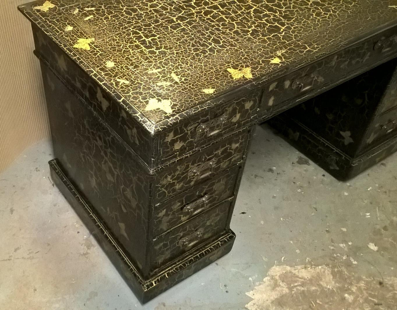 Edwardian Twin Pedestal Desk