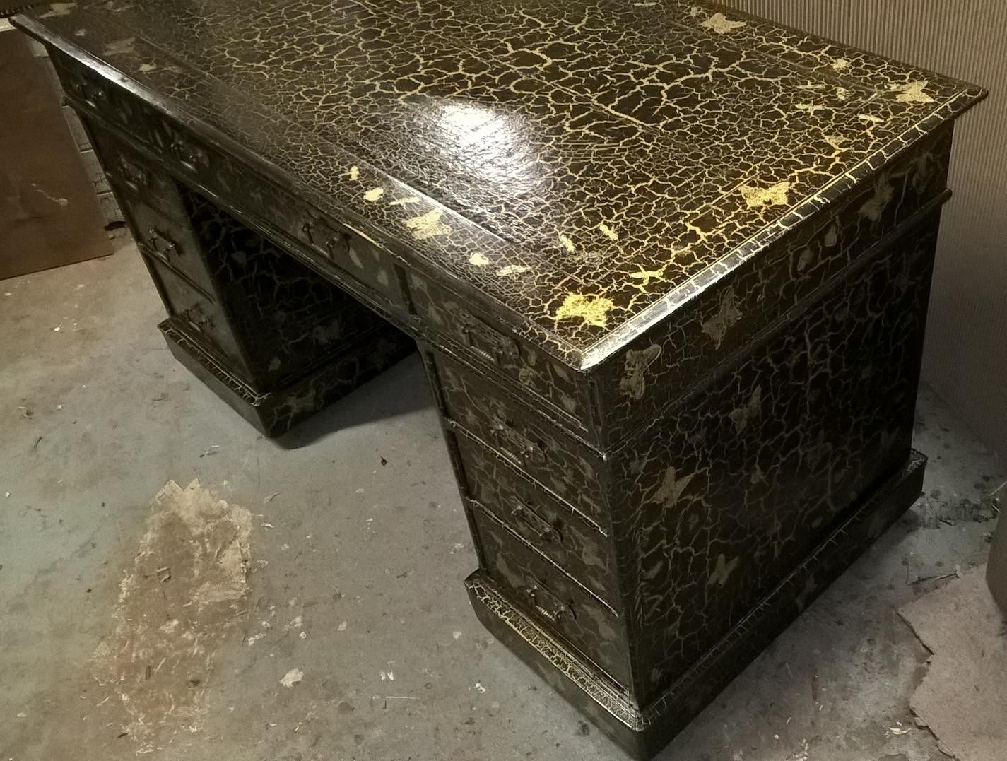 Edwardian Twin Pedestal Desk
