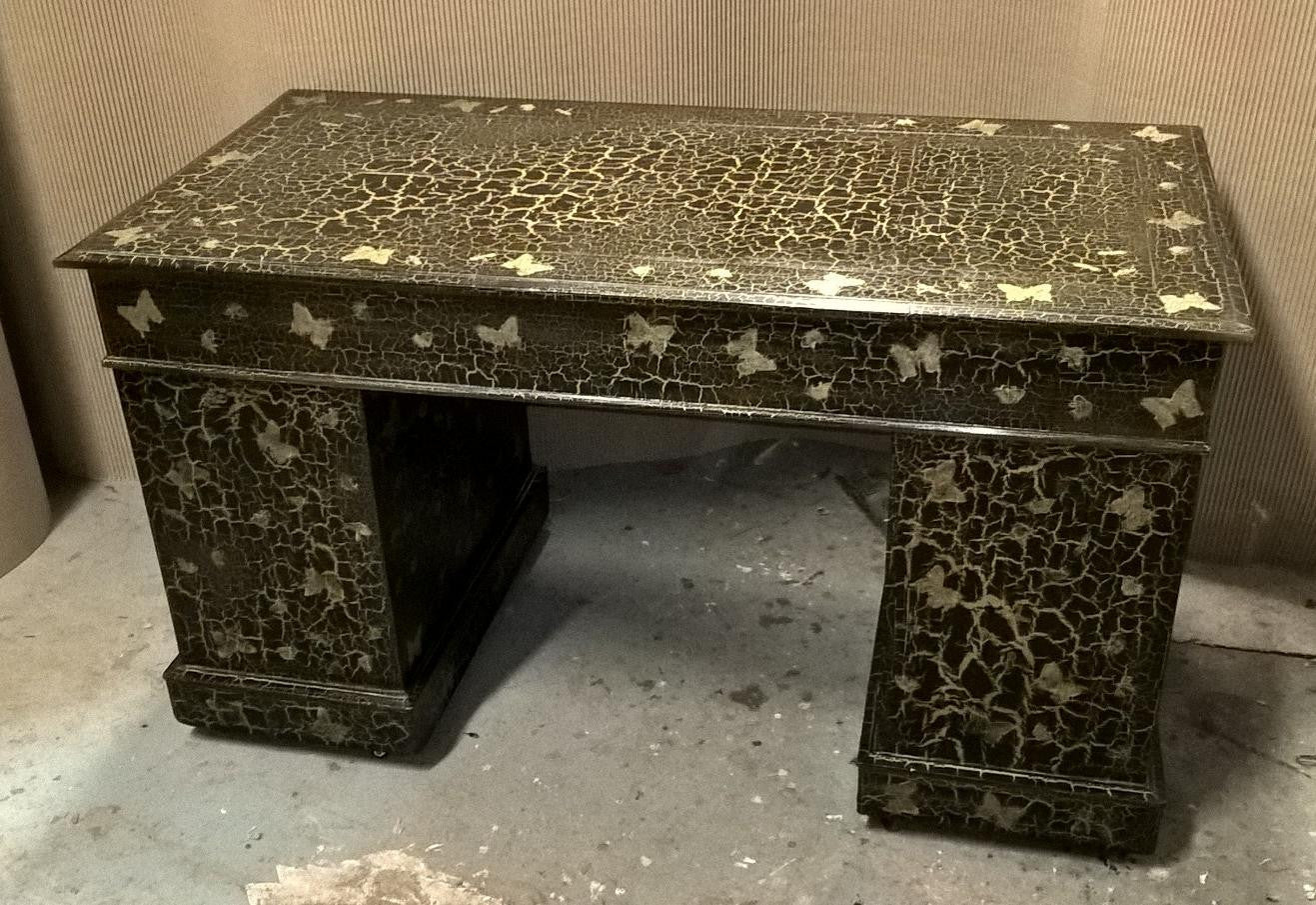 Edwardian Twin Pedestal Desk